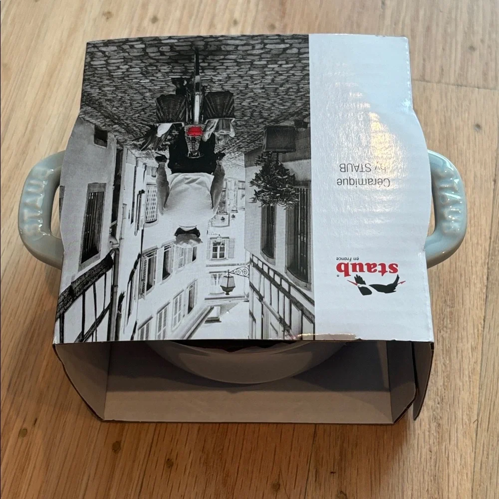 NIB Staub Light Blue Mini Cocotte